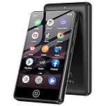 144GB MP3 Player with Bluetooth and WiFi, Android Spotify Music Player for Pandora, Amazon Music, Audible. 4.02" Touchscreen, Speaker, Supports Play Store,Up to 512GB (4.02''Black)