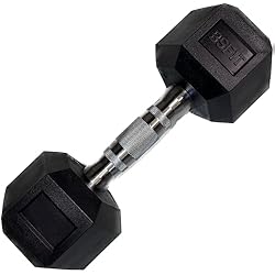 Pesas De 2 Kilos Precio BSFIT® 1 Mancuerns Pesa, Dumbells hexagonales ergonómicas con empuñadura de Cromo y Revestimiento de Caucho de 2,5 kg. X Unidad.…