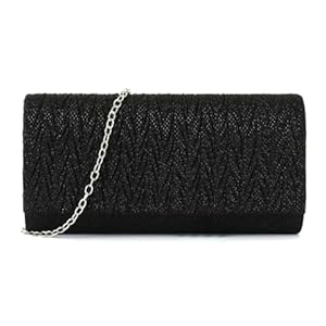 Abendtasche Damen Clutch Stilvolle Glitzer-Umschlag-Clutch-Abend Tasche Mit Abnehmbarem Ketten Gurt Für Frauen Elegante Hochzeits-Hochzeits-Prom-Party-Handtasche