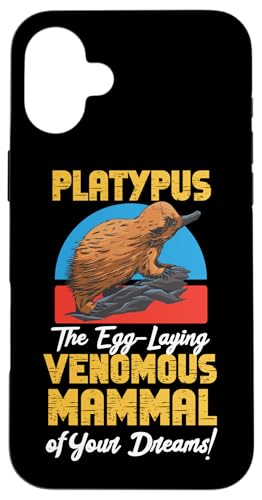 Platypus for Girls: The Egg-Laying, Venomous Mammifère Coque pour iPhone 16 Plus