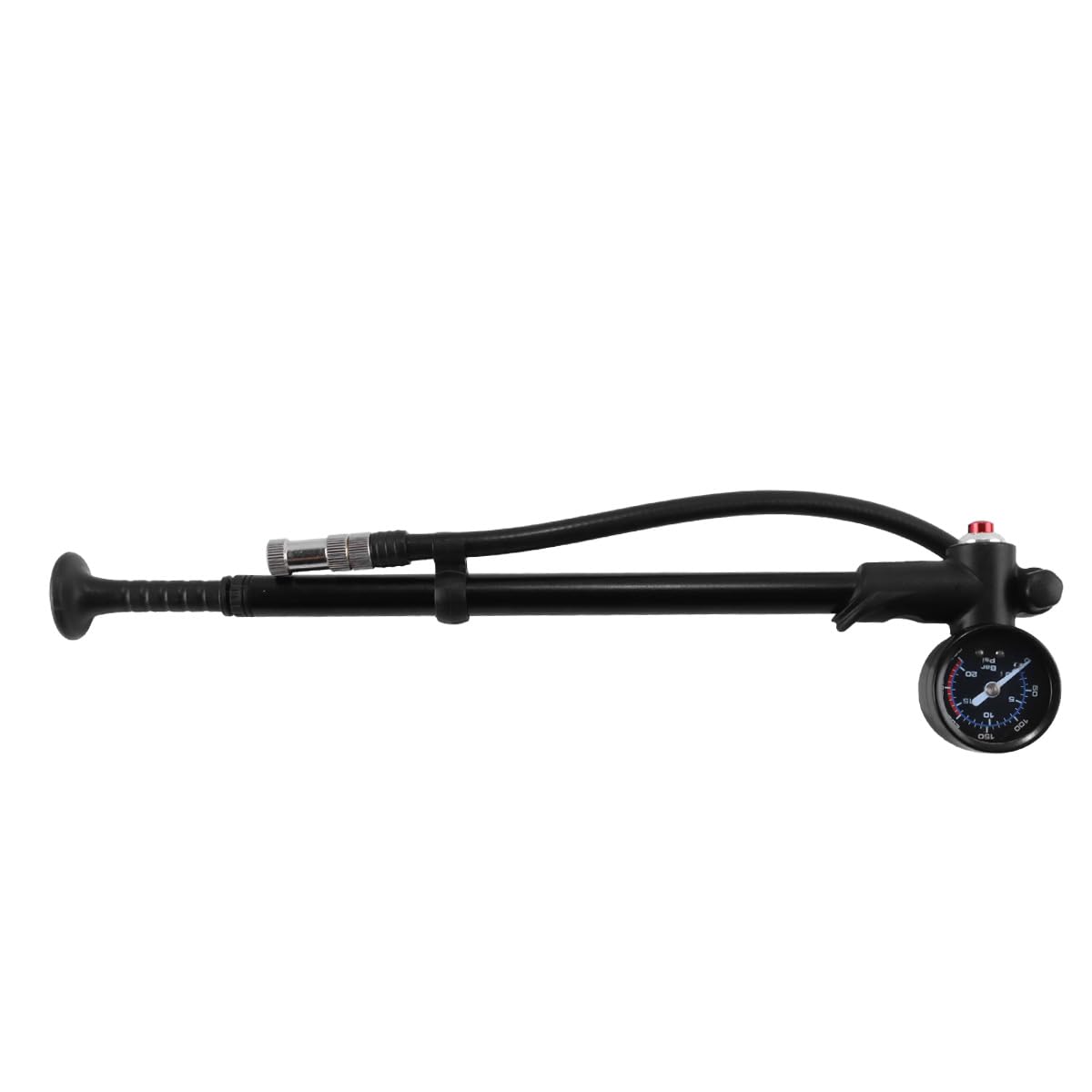 Pompe haute pression 300 psi Qury pour fourche avant de vélo et pneus avec jauge précise