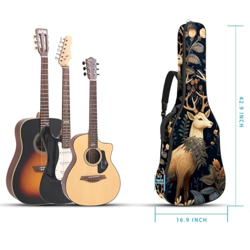JRHEJTFZ Housse pour guitare acoustique de 1,9 cm d’épaisseur – Imperméable – Durable et élégant – Motif cerf de dessin animé, Multicolore 5., 42.9×16.9×4.7 in, Motif imprimé tendance - Les Beatles, Paul McCartney, John Lennon, RIngo Starr, George Harrison JRHEJTFZ Housse pour guitare acoustique de 1,9 cm d'épaisseur - Imperméable - Durable et élégant - Motif cerf de dessin animé, Multicolore 5., 42.9x16.9x4.7 in, Motif imprimé tendance – Image 6