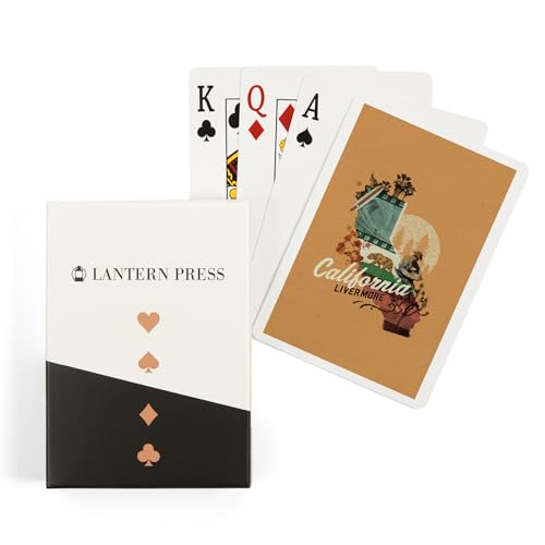 Baraja de Poker Livermore California, 52 naipes