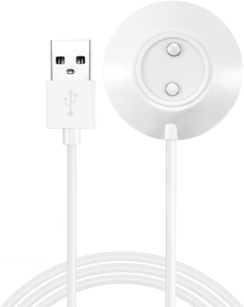 Only-12mm Magnetic USB Rose Charger Cable, Replacement Charging Cord for Bluetooth Devices, Headphones, Earbuds (12mm Rose Port)