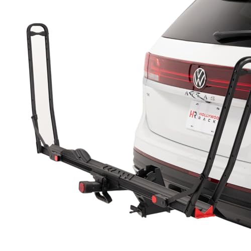 Hollywood Racks CrossTrack 1 Bike Hitch Rack for Cars, Trucks & SUVs – 2” Hitch Mount Bike Rack with Secure Frameless Design and Easy Tilt for Trunk Access – Premium Bicycle Rack and E-Bike Carrier