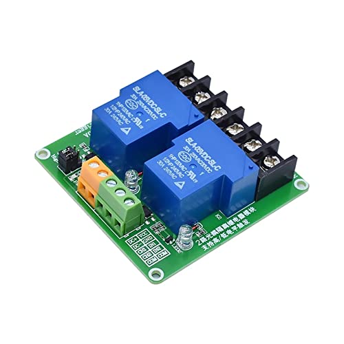 Module relais 5V 2 canaux 30A avec optocoupleur pour commutation de puissance - 5