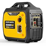 Evernexta 3000W Ultra Quiet Portable Gas Generator Eco Mode, EPA Compliant
