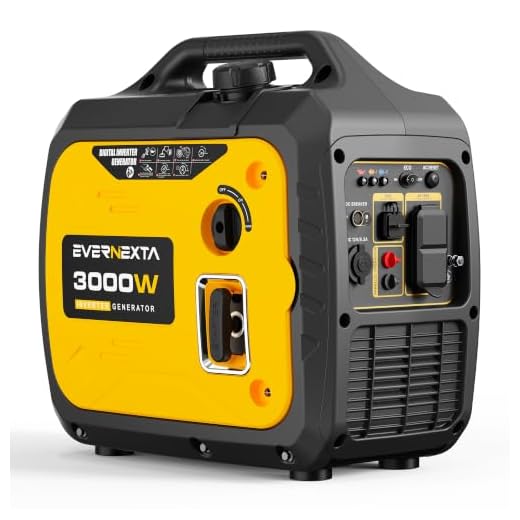 Evernexta 3000W Inverter Generator, Ultra Quiet Portable Gas Generator RV
