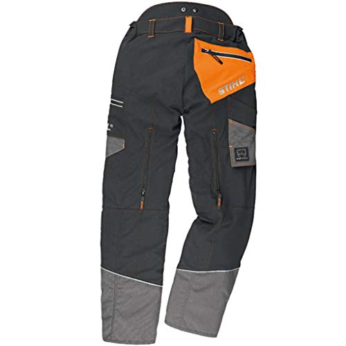 Foto von Stihl 00883420164 Bundhose mit Schnittschutz schwarz/warnorange XXL