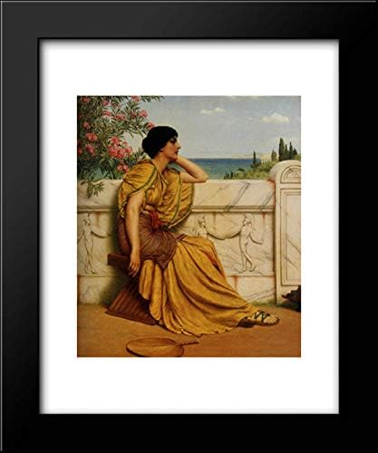 Leisure Hours 15x18 Framed Art Print by John William Godward