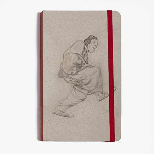 Notebook with Rubber Skates Set "Drawings of Goya", White