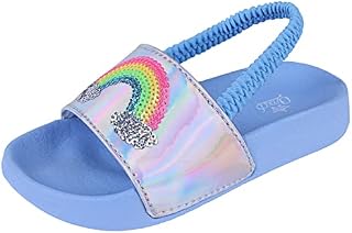 ydscsci Kids Sandals Girls Boys Slide Sandals Children Anti-Slip Beach Summer Slipper Shower Pool Shoes