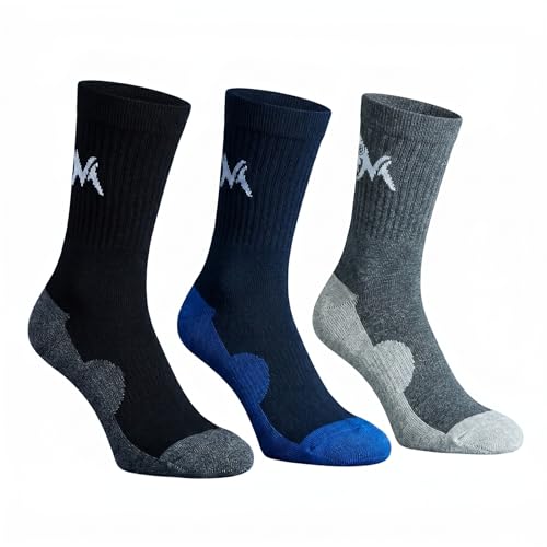 Image of Neeman's Quarter Length Socks for Men & Women | Moisture-Wicking Cotton Blend | Cushioned Heel & Toe | Socks for daily use | Pack Of-3