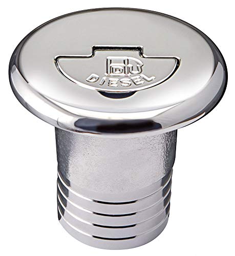 Bouchon nable en laiton chromé OSCULATI 30° Fuel 38 mm pour réservoir de bateau