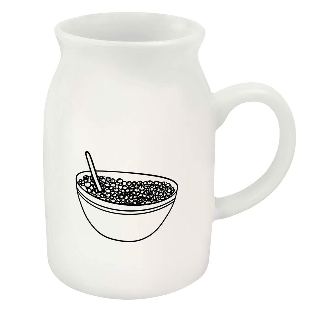 Azeeda 300ml 'Cereal' Ceramic Milk Jug (MJ00009470)