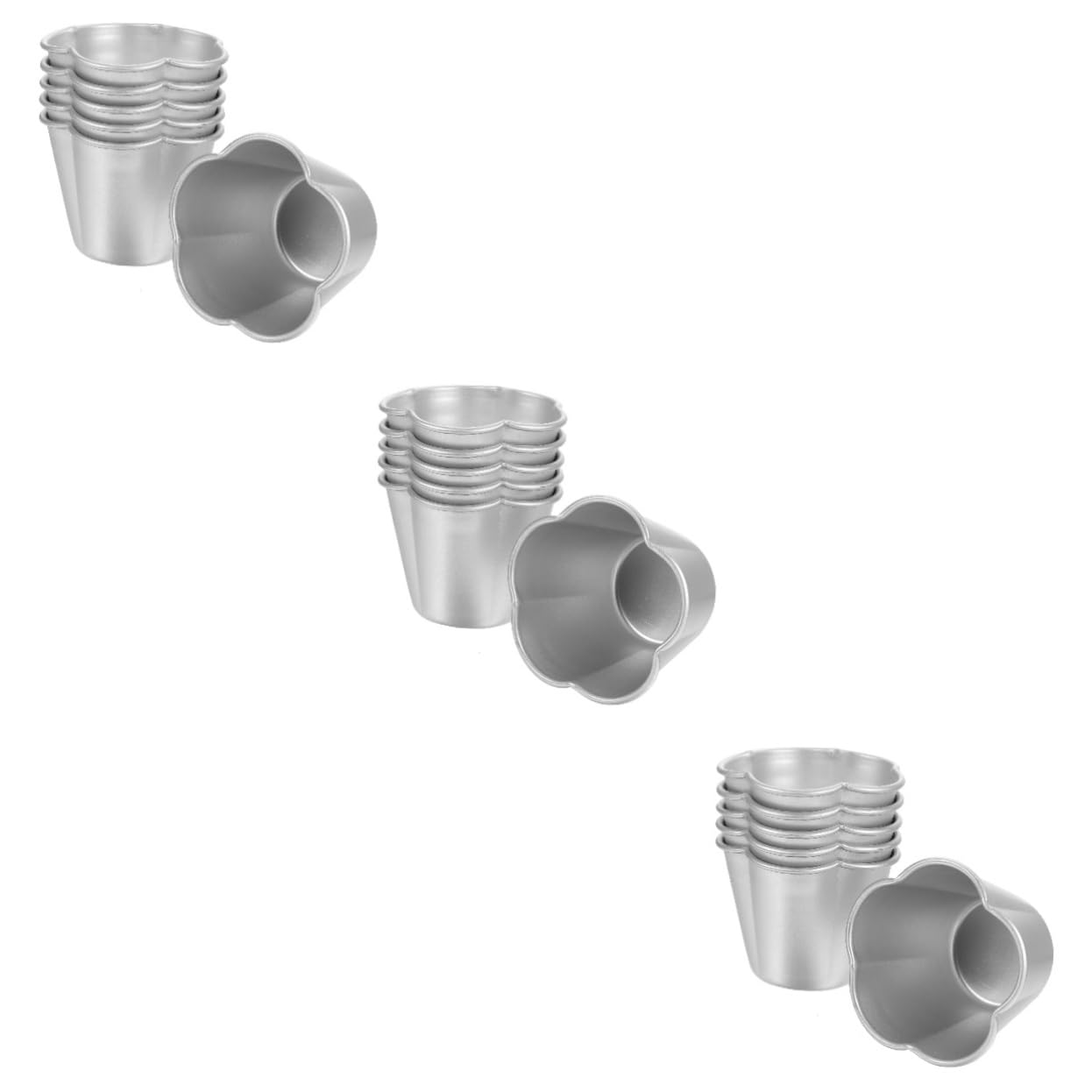 Abaodam 18piezas Moldes Para Pudding Anti-adherentes Para Hornear Tartas y Magdalenas Para Cocina y Repostería
