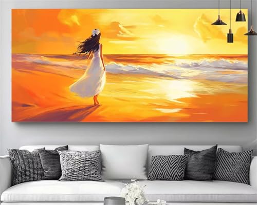 Diamond Painting Enfant et Adulte Coucher de Soleil 60x120cm M739