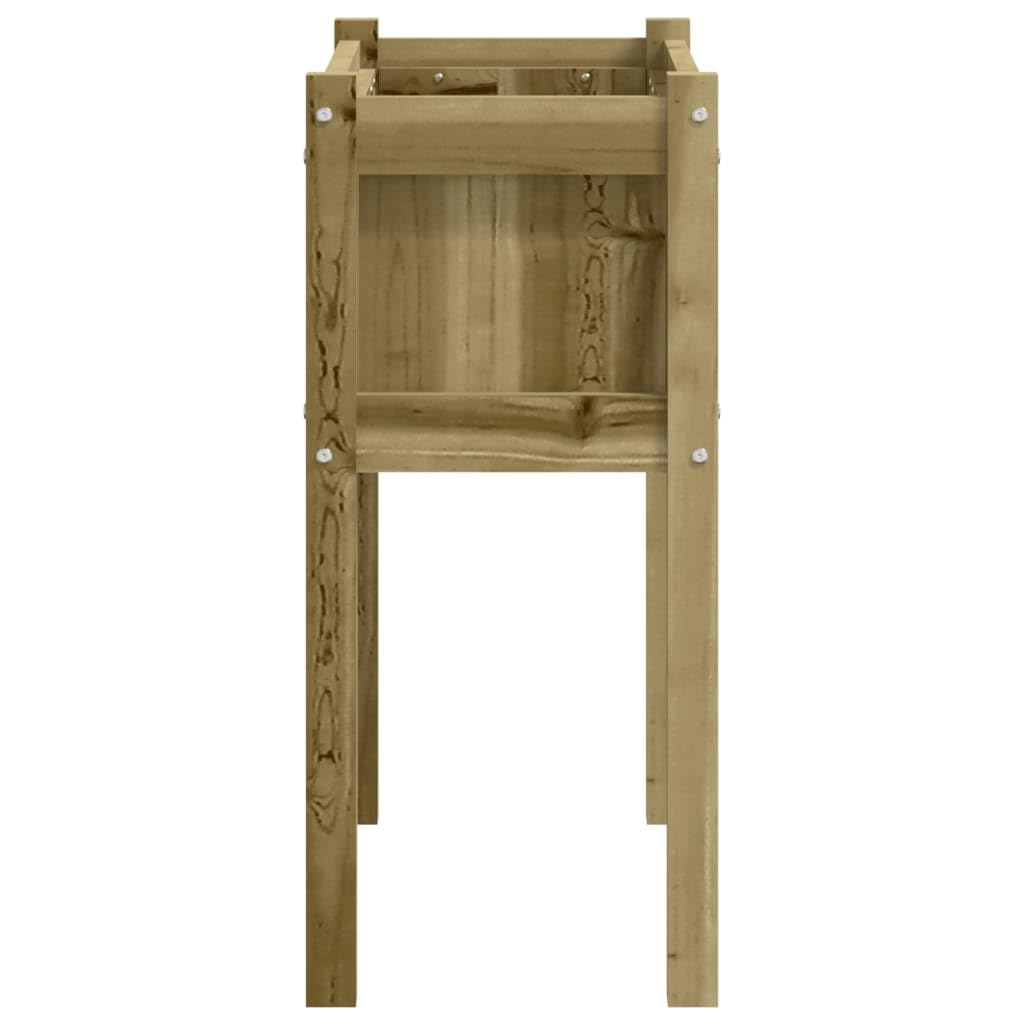 Donice ogrodowe na nogach 2 szt impregnowane drewno sosnowe duze do ogrodu balkonu tarasu 70x31x70cm zestaw