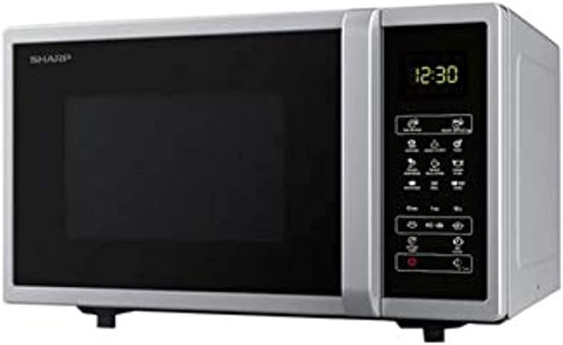 Sharp 25 Liter Digital Solo Microwave, R25CtS Silver With 5 Power