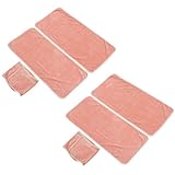 Beavorty 2 Sets Spa Hair Wrap Towels and Pillow Towels Superfine Microfiber Beauty Salon with Headscarf and Chest Cloth for Women