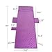 VOCOOL Beach Chair Cover Lounge Chair Cover Microfiber Soft Pool Lounge Chair Cover with Pockets Beach Chair Towel for Summer Holidays Sunbathing Garden Patio Sun Lounger, 85 x 30 inch, Purple