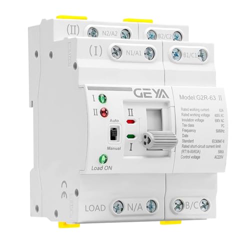 Interrupteur de transfert automatique 4P 63A ATS anti coupure courant