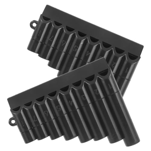 Milisten 2pcs Pan Flute Set for Durable Beginner Instrument for Learning Music and Performing for Students and Enhance Musical Skills and Creativity