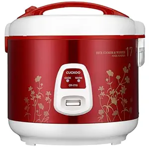 (Refurbished) CUCKOO 5.5 Litre Electric Rice Cooker | Keep Warm Function | Serves 5-17 People, 2 Kg Uncooked White Rice | Food Grade Non-Stick Thick Pot | Automatic 900 Watt | Korean Rice Cooker Brand | CR-1713