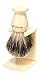 Produktbild Edwin Jagger Traditional English Faux Ivory Best Badger Hair Shaving Brush - Medium