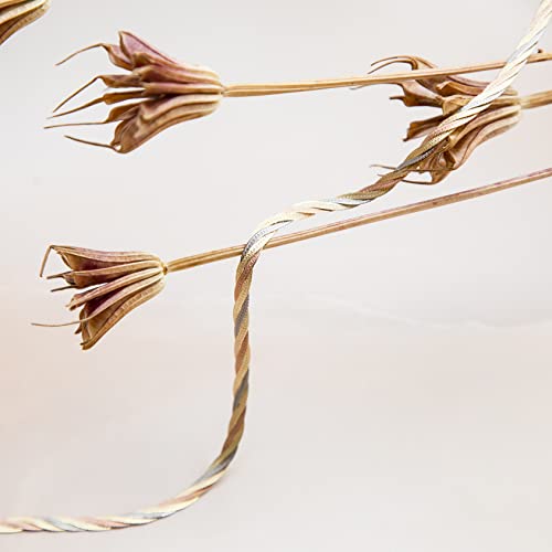 Carissima Gold Damen-Fischgrätkette 375 Tricolor