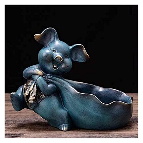 Statue résine animal figurine rangement bureau et table maison - 7