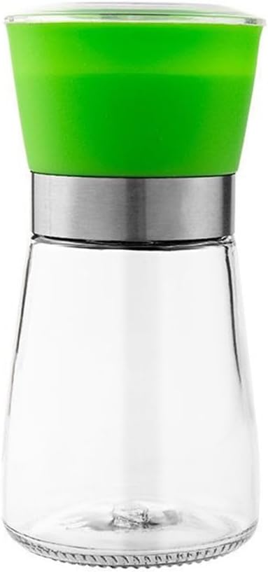 Manual Sichuan Pepper Black Pepper Ground Glass Seasoning Bottle Seasoning Bottle(Gray)