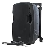  Enceinte Active Gemini AS 10 Togo sur Batterie Micro Filaire - 1000 Watts USB/BT/AUX/SD