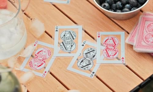 Cartas Bicycle Impermeables Juego 6 Mazos Rojo miniatura 6