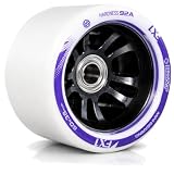 Bont FX1 Roller Skate Wheels with 688 Mini Bearings - Derby and Indoor Speed Quad Skating - Pack of 8 with bearings