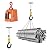 Electric Hoist Powerful 1500W Portable Winch with 660Lbs Loading Capacity 38.7ft Lifting Height Overload Protection Perfect for Garage Warehouses Factories(3-in-1, 38.7 ft Lifting Height,600 LBS)