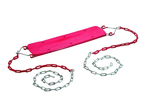 CREATIVE CEDAR DESIGNS Beginner Swing Seat with Chains- Red, One Size