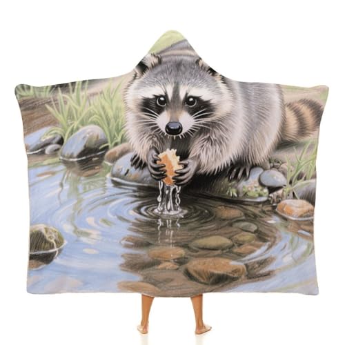 Manta poncho gigante para adultos con capucha bata térmica lavable de tacto suave para invierno