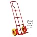 Sack Truck Trolley with Solid Tyres 600Ibs, Trolley On Wheels With Large Toe Plate, Tyre Protection Plate, Heavy Duty Hand Truck Multi Purpose Barrow Sack Hand Truck