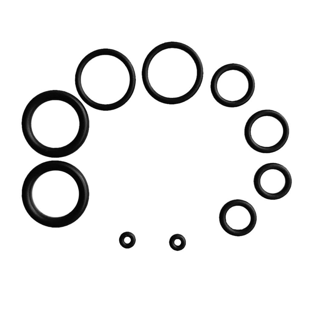 Kit O-Ring Gomma do nurkowania 10 sztuk, zestaw naprawczy, różne rozmiary