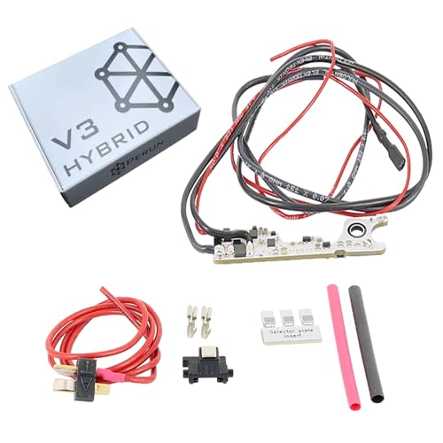 Image of Perun Mosfet Upgrade for AEG Airsoft Rifle V2 Tokyo Marui Gearbox V3, G&G ETU Gearbox, Krytac Kriss Vector, VFC G28 /HK417 Gearboxes, and HPA Systems - Programmable Fire Modes, Precocking, DMR Mode