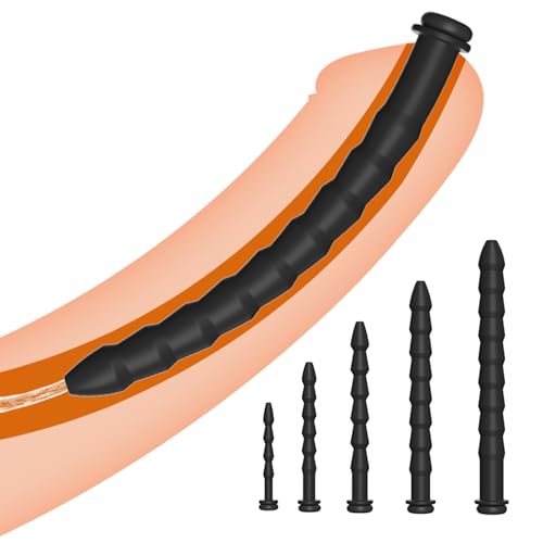 Urethral Plug Set für Männer, 3-teiliges Silikon Dilatoren Kit, Harnröhrendehner & Penis Plug für intensives Urethral Play, Hohl, flexibel & sicher –Qiyasex CBT Sexspielzeug für den Mann（9/11/13mm））