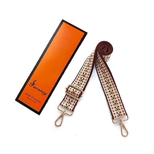 Image of S-Jacorry Purse Strap Replacement Crossbody Wide Shoulder Strap Adjustable Canvas Straps Handbag Strap Replacement Belts