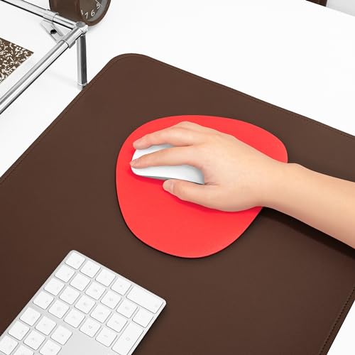 Image of GREEDY FARMERS Mouse pad, Non-Slip Washable Waterproof Computer Mouse pad (Red Grapefruit Coral)
