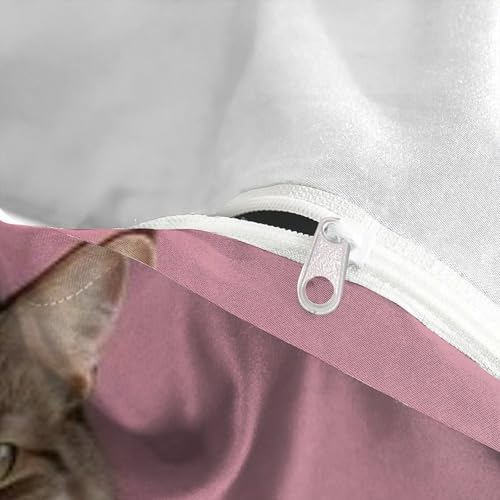 Housse de couette super king microfibre douce parure imprimé 3D animaux land - 5