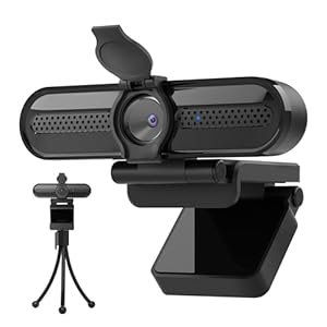 saylas 2K Webcam with Microphone, FHD Streaming Camera with 2K/30fps, 1080P/60fps, Privacy Cover, Plug & Play USB Web Cam, Autofocus, Webcam for PC, Computer Web Camera for Laptop, Desktop, Mac, Zoom