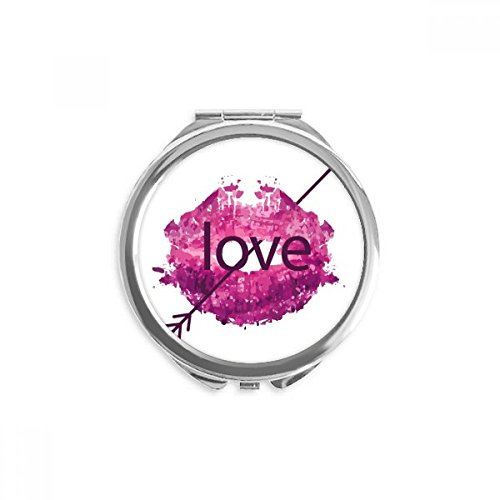 Miroir rond maquillage portable pour éviter les bavures
