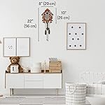 TIMEGEAR Traditional German Style Cuckoo Clock