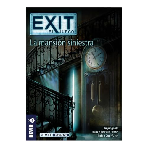 Devir - Exit: La Mansión Siniestra,en Español, Juego de Mesa con Amigos, Escape Room, Juegos de Misterio para Adulto (BGEXIT11)