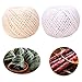 KoiLykke Kitchen Cotton Twine 50m Cooking String for Sausage,Barbecue,Roulade Tying,Durable Food Safe Kitchen Tool for Meat,Vegetables,Baking,DIY Craft Projects,Natural White